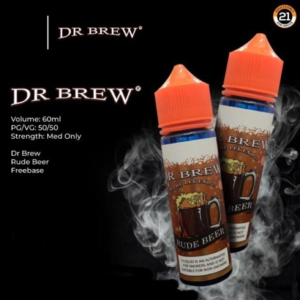 Dr.Brew 粗魯博士 大菸油 60ml 0.6% 獨特的碳酸氣泡清爽與微妙的香草氣息交織在一起，每吸上一口都是新的感受，沁涼的口感讓人欲罷不能，麥根沙士愛好者的不二之選